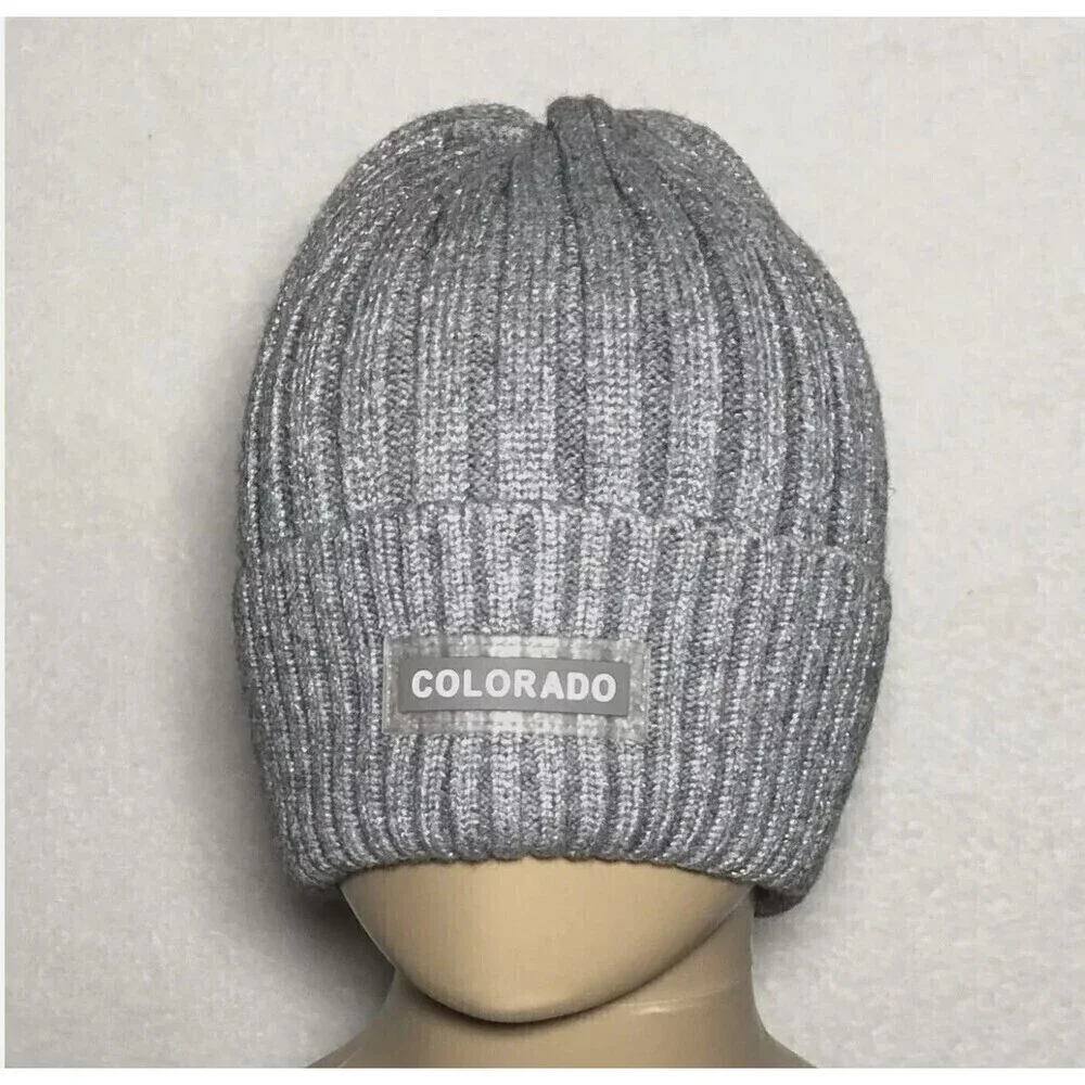 Robin Ruth Grey and Silver Colorado Beanie Adult One Size